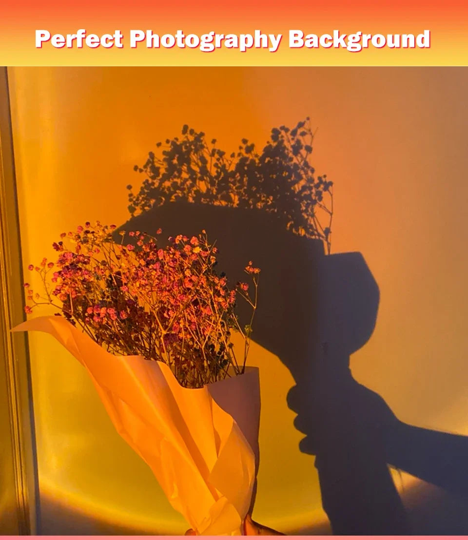Lampe Sunset LED – Crée une Ambiance Coucher de Soleil Chez Toi