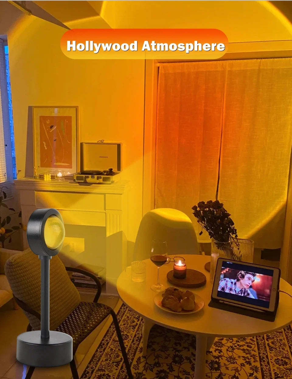 Lampe Sunset LED – Crée une Ambiance Coucher de Soleil Chez Toi